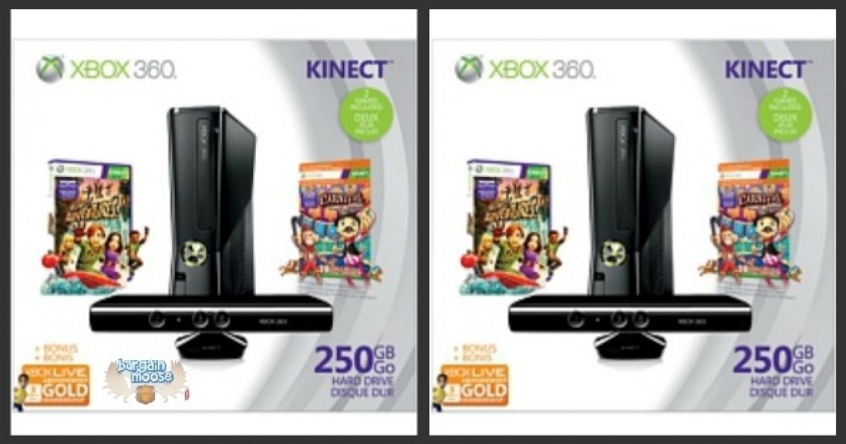 Toys R Us Canada Xbox 360 Kinect Holiday Bundle 359.97 & 100 Gift Card