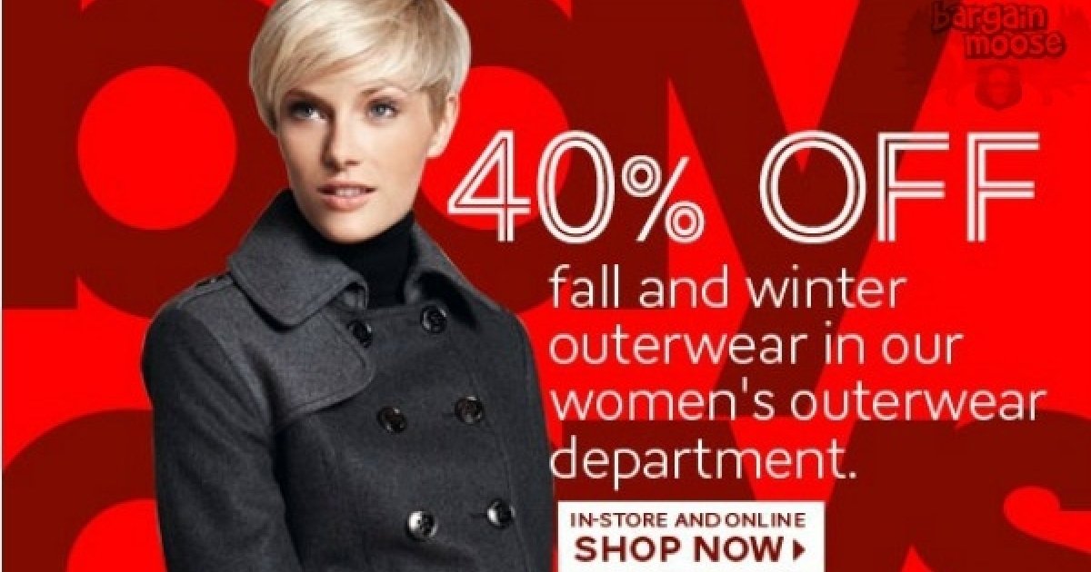 The Bay Canada Save 40 Off Women's Outerwear