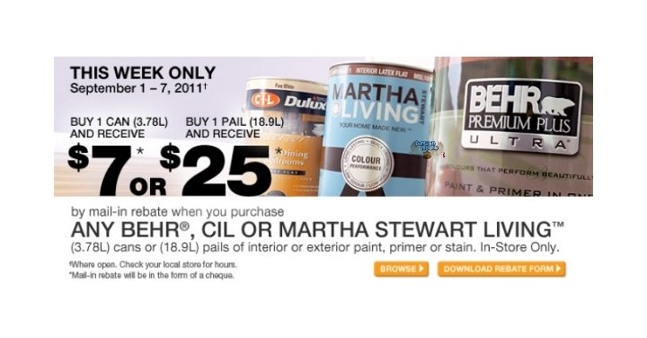 Home Depot Paint Rebate Sale Home Depot Paint Rebate Sale