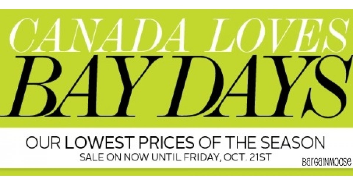 The Bay Bay Days are on Now