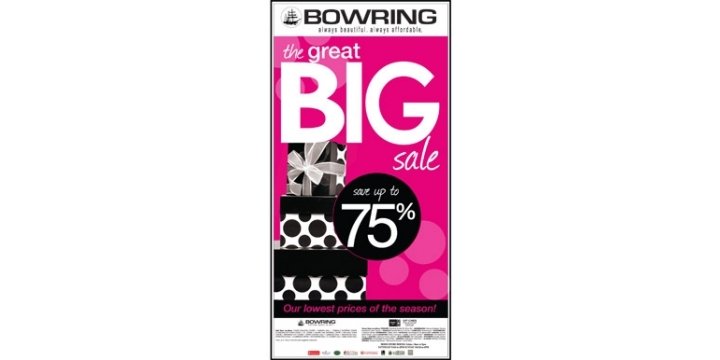 Bowring discount coupons