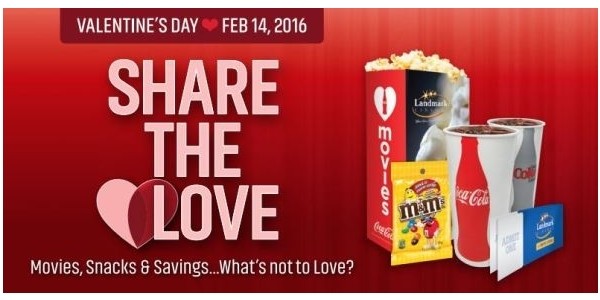 2 Admissions, Popcorn, Fountain Drinks, and Candy For $30 @ Landmark Cinemas