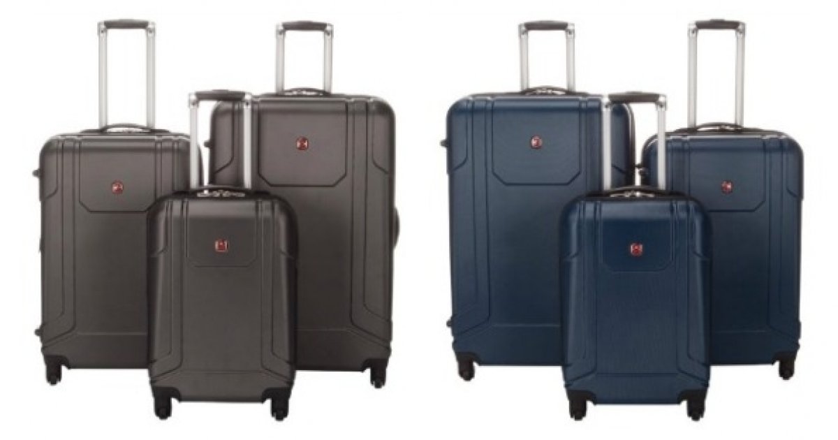 Swiss Gear Luggage Set was 755 now 200 Best Buy