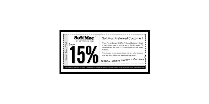 Shoppers looking for SoftMoc also liked these coupons SoftMoc Promo Codes for November, Save with 3 active SoftMoc promo codes, coupons, and free shipping deals. 🔥 Today's Top Deal: (@Amazon) Up To 35% Off SoftMoc. On average, shoppers save $18 using SoftMoc coupons from lossroad.tk