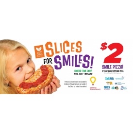 $2 Slices for Smiles Pizza