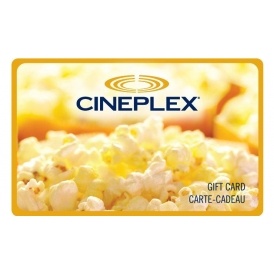 Free Gift With $30 Gift Card @ Cineplex