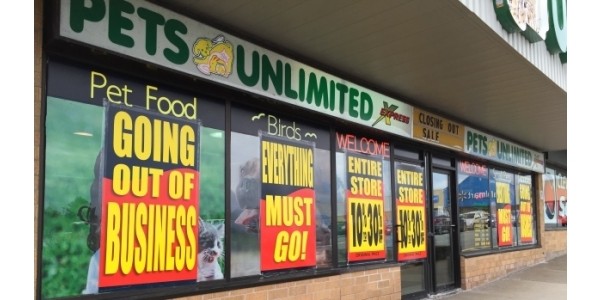 PJ's Pets Stores Closing Across Canada