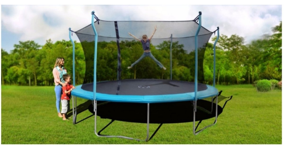 Trainor Sports 15' Trampoline & Enclosure Combo 360 Sears