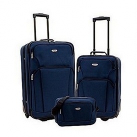 $72, 3-piece luggage set @ Staples