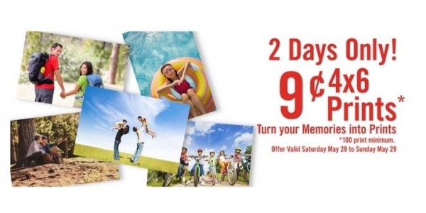 9 Cents Prints - 2 Days Only @ Shoppers Drug Mart