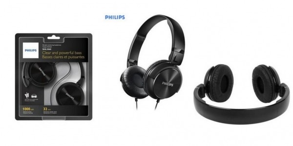 Philips On-Ear Sound Isolating Headphones, Only $20 W/ Free Shipping @ 123InkCartridges.ca!