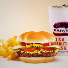2 Harvey's Original Burgers - $6.49
