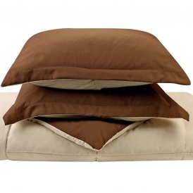 Down Reversible Comforter Set From $20