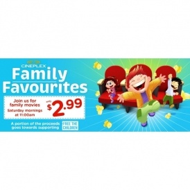 $3 Movies for June @ Cineplex