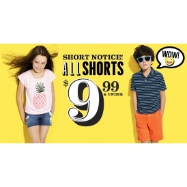 Shorts & Tees From $5 @ Children's Place