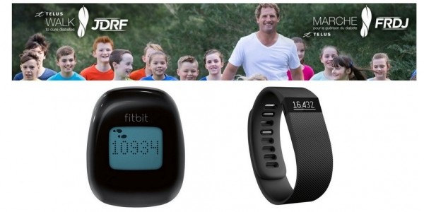 Fitbit Activity Trackers $41.99 - $77.99 After 40% Off - Telus Walk To Cure Diabetes - In-Store Only, @ Telus