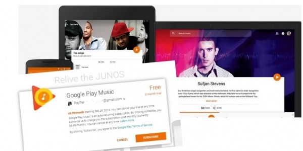 Free 3 Month Trial @ Google Play Music