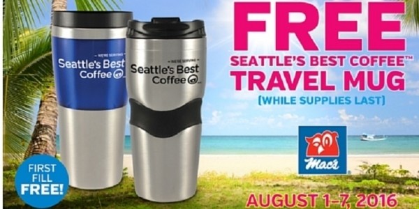 Free Travel Mug & Coffee @ Mac's Convenience
