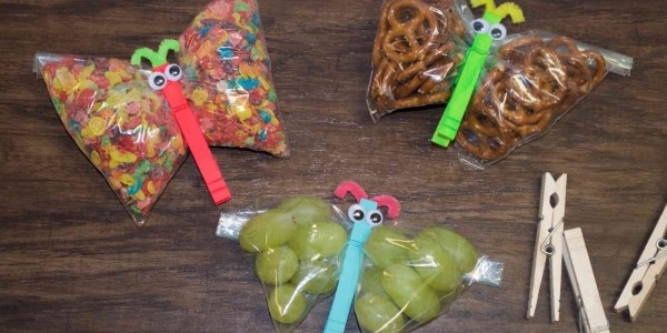 DIY: Incredibly Cute Butterfly Snack Bags for Lunches!