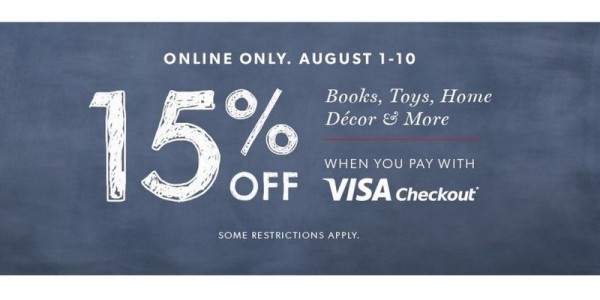 15% Off Books, Toys, Home Decor And More W/Visa Checkout @ Chapters