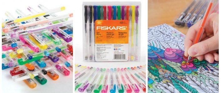 Colourful Fiskars Gel Pens, 48 Pack $18