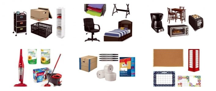 ALL Things Necessary For A Dorm Room