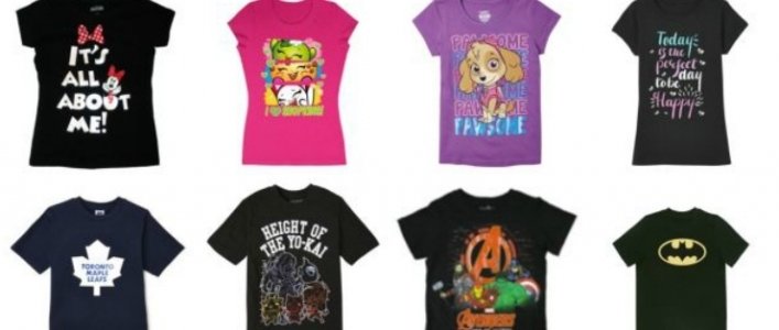 $3 Character & Graphic Tees @ Sears