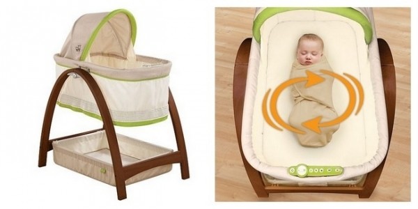 Summer Infant Bentwood Bassinet with Motion, $160 Reg. $220 @ Toys R Us
