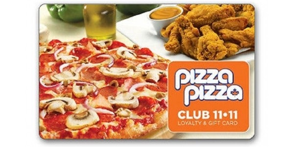 $20 For a $25 Pizza Pizza Gift Card @ Ebay.ca