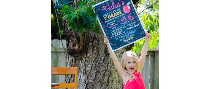First Day of School Sign From $16