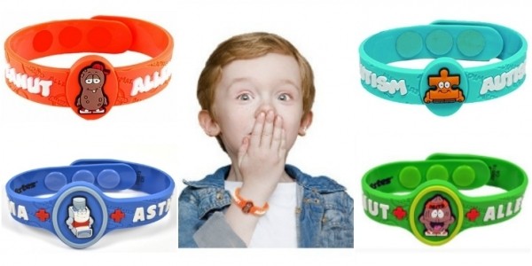 AllerMates Kids' Health Alert Bracelets $9 @ Well.ca