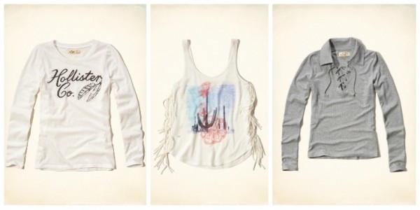 Clothing & Accessories From $3 @ Hollister Canada