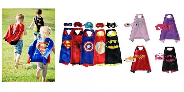 Halloween Superhero Capes & Masks 4 pack from $21.99 @ Amazon.ca