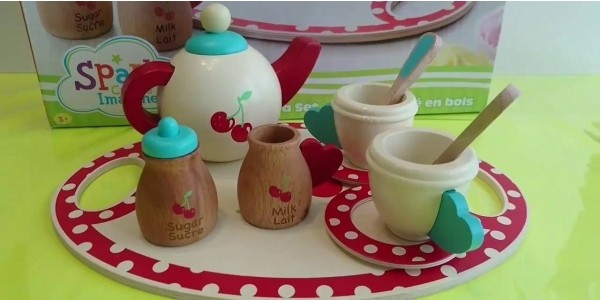 Spark Create Imagine Wooden Tea Set Now $10 @ Walmart.ca