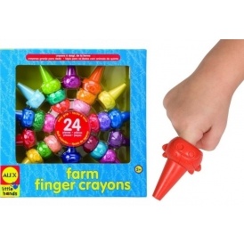 Early Learning Farm Finger Crayons $14