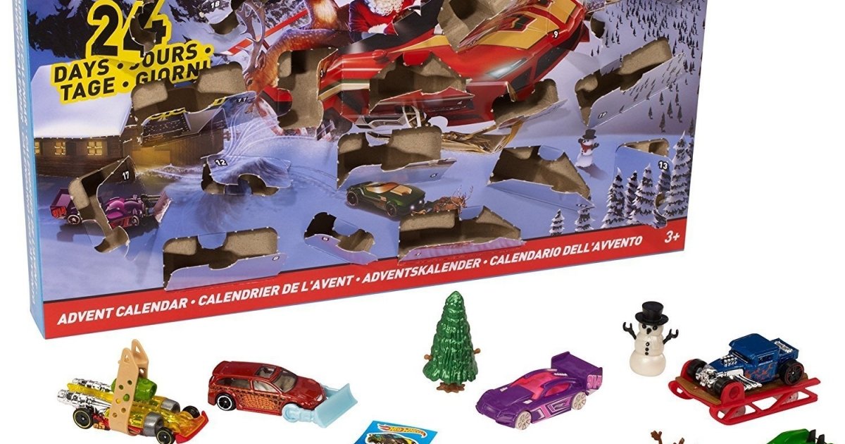 hot wheels advent calendar aldi