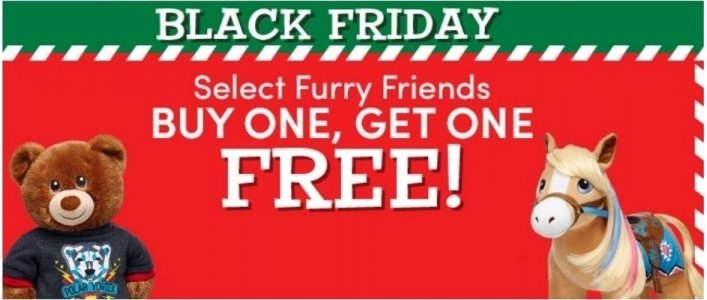 Black Friday Now Live @ Build A Bear