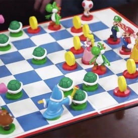 Super Mario Chess Board Game