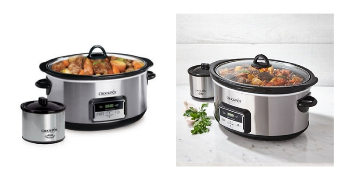Crock Pot 8Quart Slow Cooker & Little Dipper Warmer 53.99 The Bay