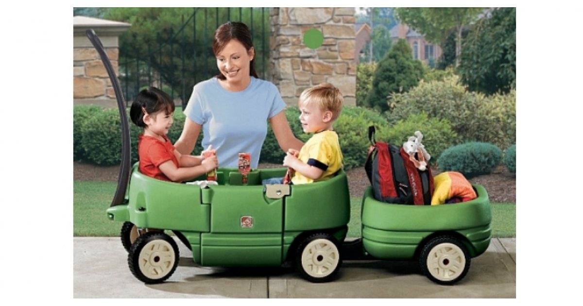 Step 2 Wagon For Two and TagAlong Trailer 99.97 Toys R Us Canada