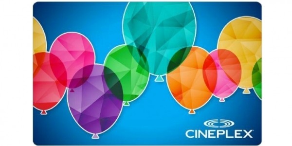 Free $30 Movie Gift Pack With $30 Gift Card Purchase @ Cineplex Canada