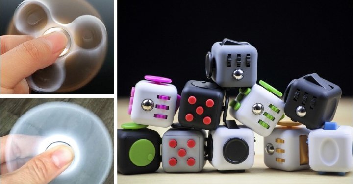 cube fidget spinners