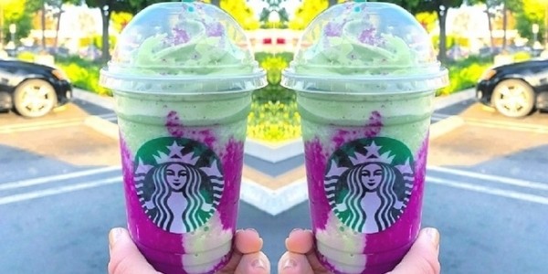 Dragon Frappuccino @ Starbucks