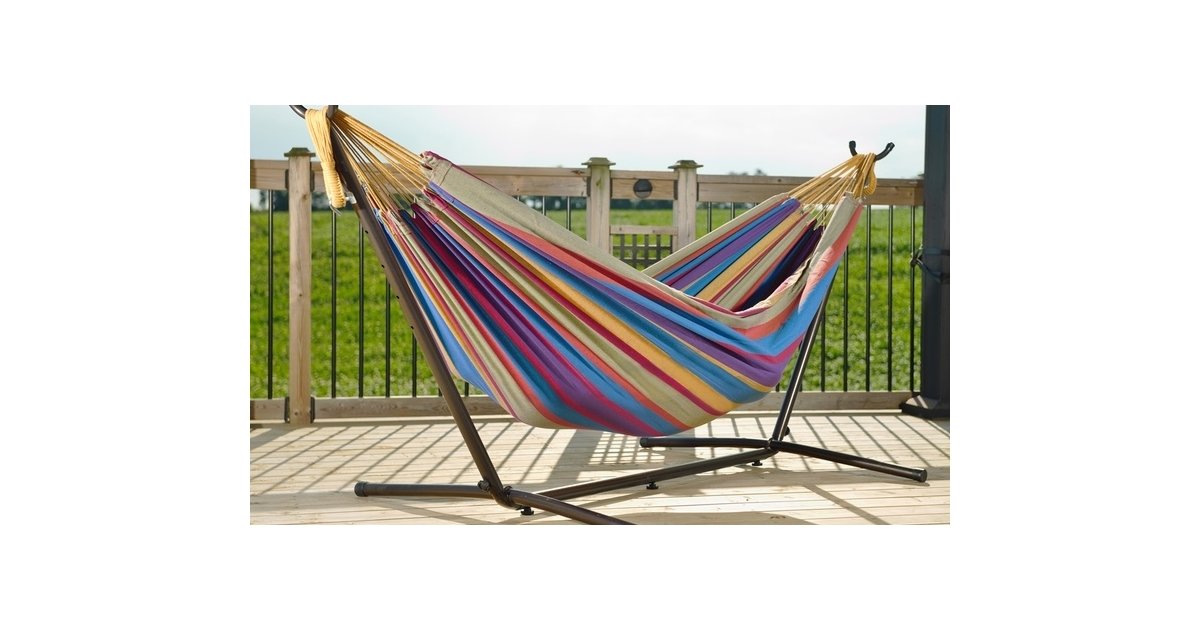 Double Hammock With Stand 99.99 Shipped Costco