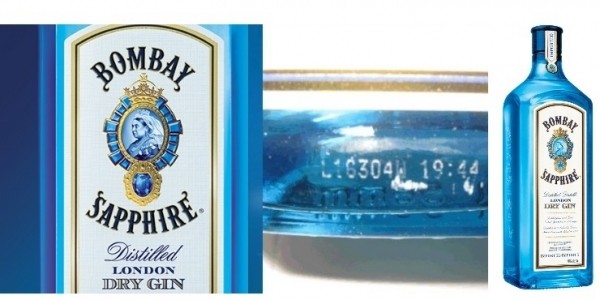 RECALL: Bombay Sapphire brand London Dry Gin 1.14 L