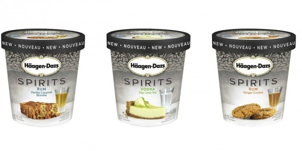 New Haagen Dazs Spirits Flavoured Ice Cream