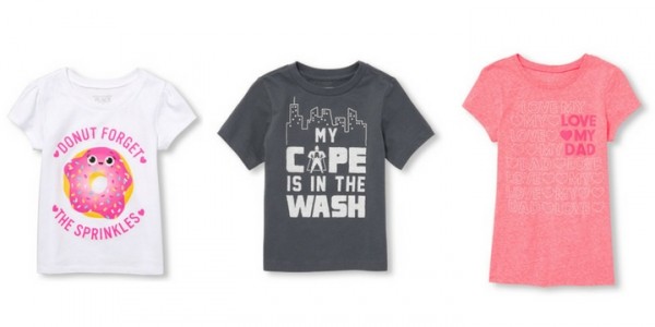 Graphic Tees from $4 shipped @ Children's Place