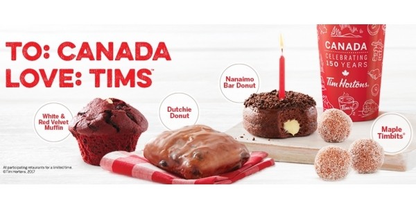 New Canada 150 Items @ Tim Hortons