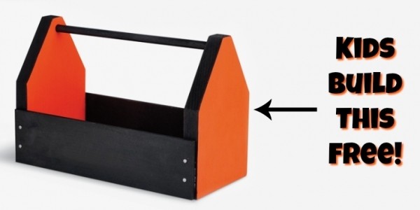 Kids Can Build a Free Tool Box @ Home Depot
