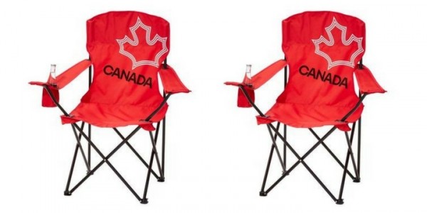 2 for $20 Canada 150 Adult Camping Chairs